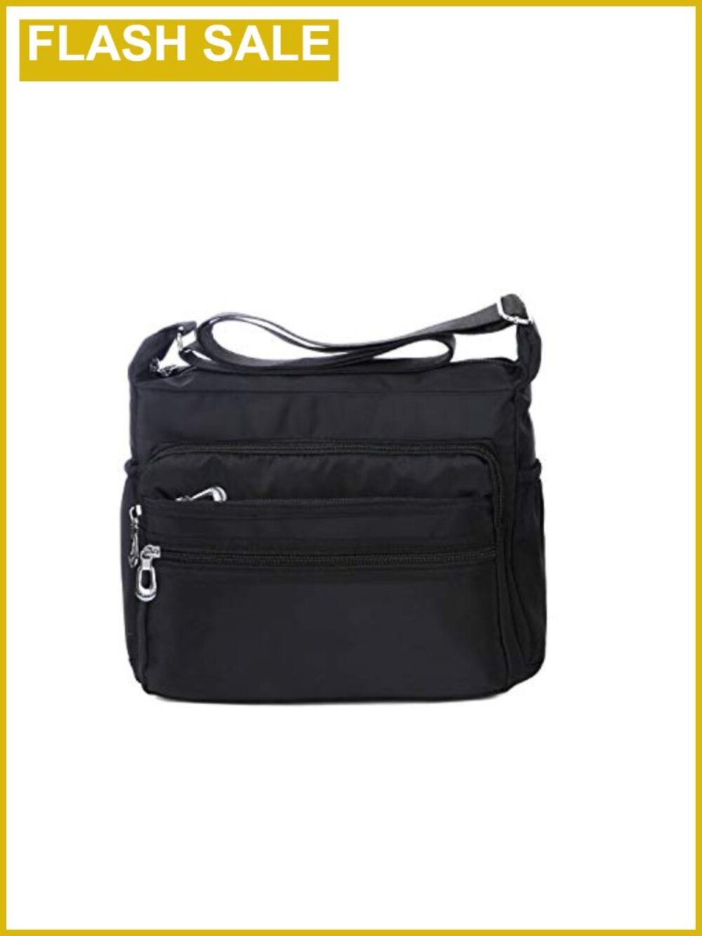 Waterproof Nylon Crossbody Bag Multi Pockets Shoulder Purse Travel
